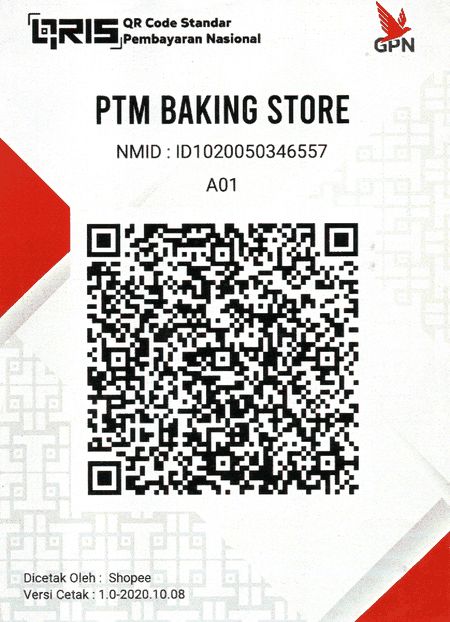 QRIS PTM Baking Store
