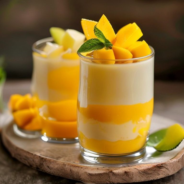 Puding Mangga Susu Creamy: Dessert Segar Tanpa Oven