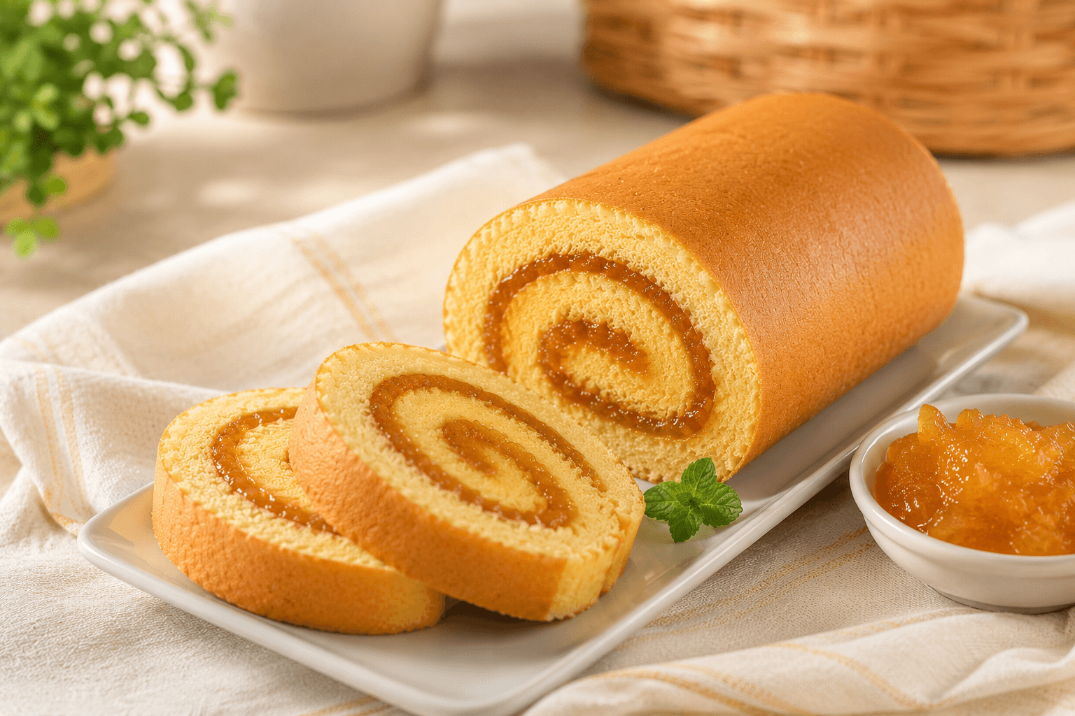 Bolu Gulung Ekonomis Empuk Selai Nanas Homemade