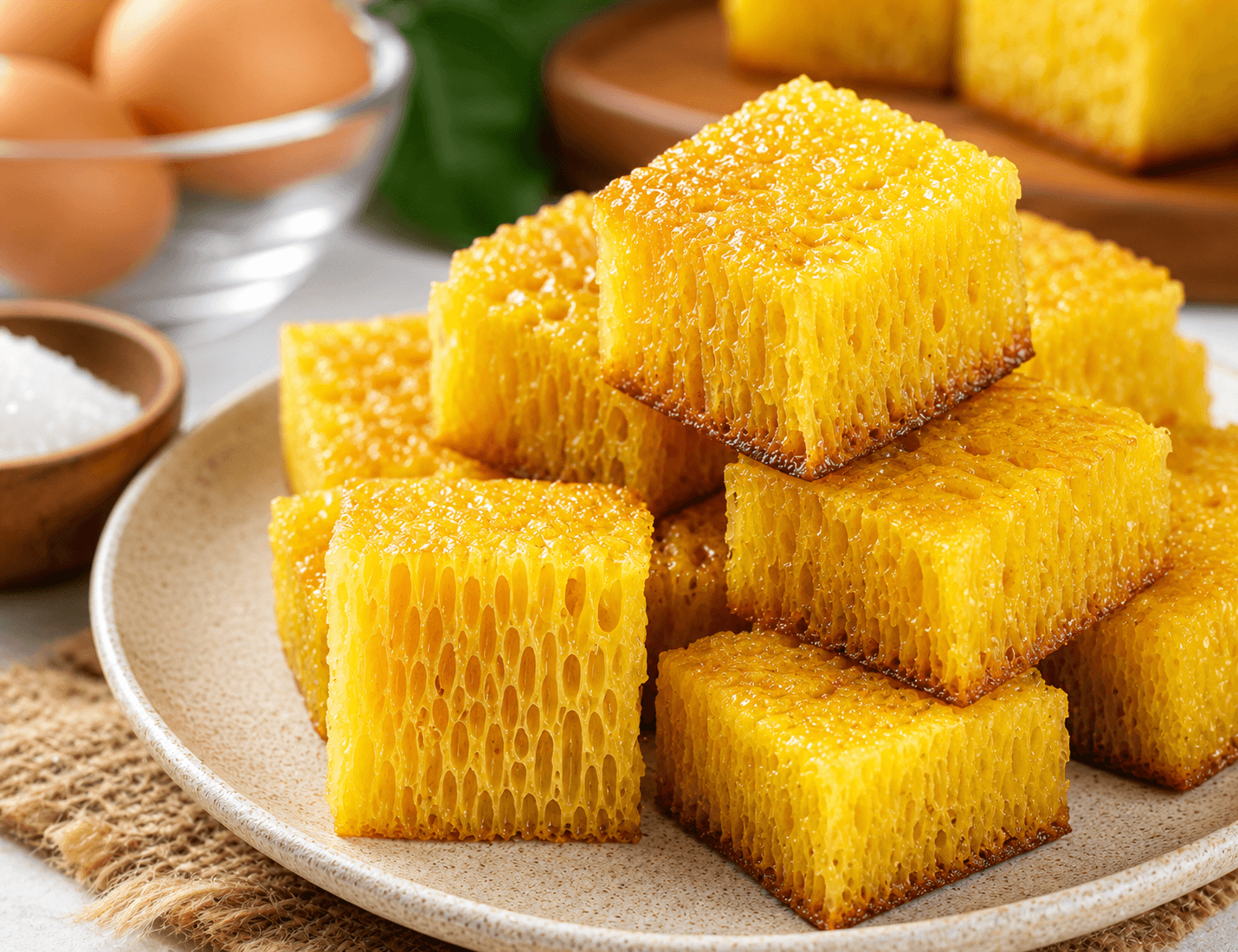 Bika Ambon Mini Kenyal Bersarang Sempurna, Cukup Takaran Sendok!
