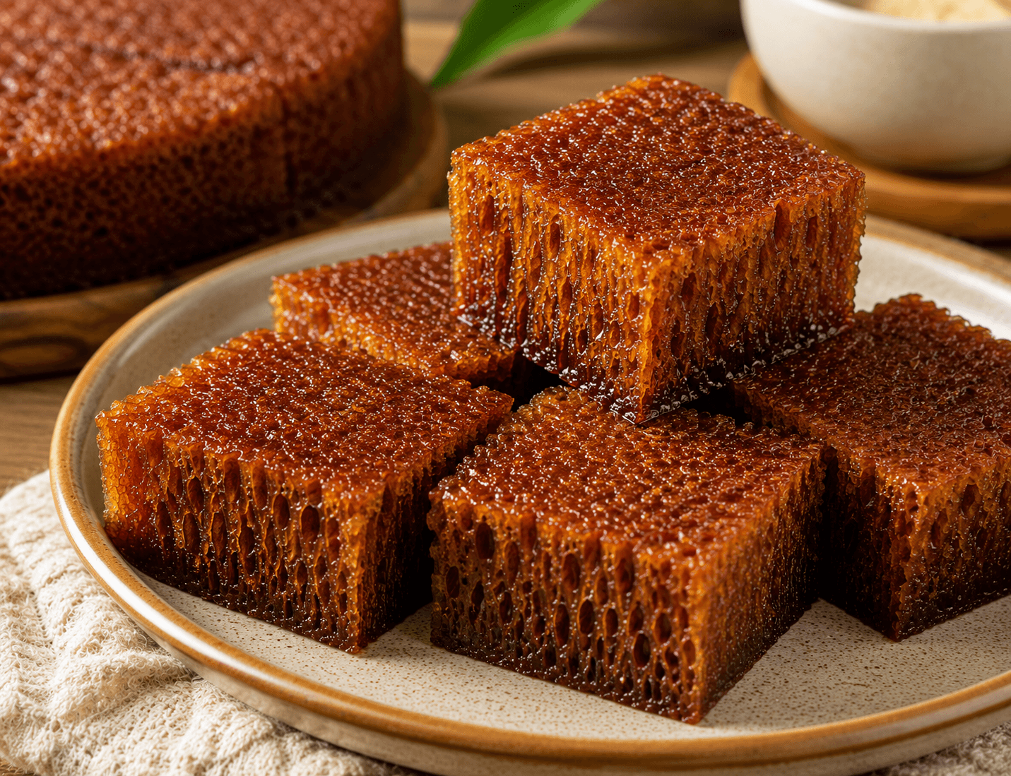 Bolu Karamel Sarang Semut Manis Legit Tanpa Mixer