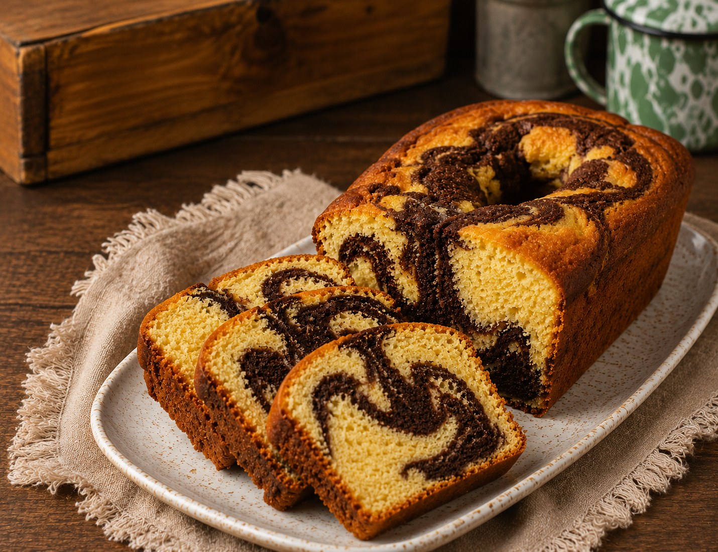 Cake Marmer Jadul Lembut Anti Seret