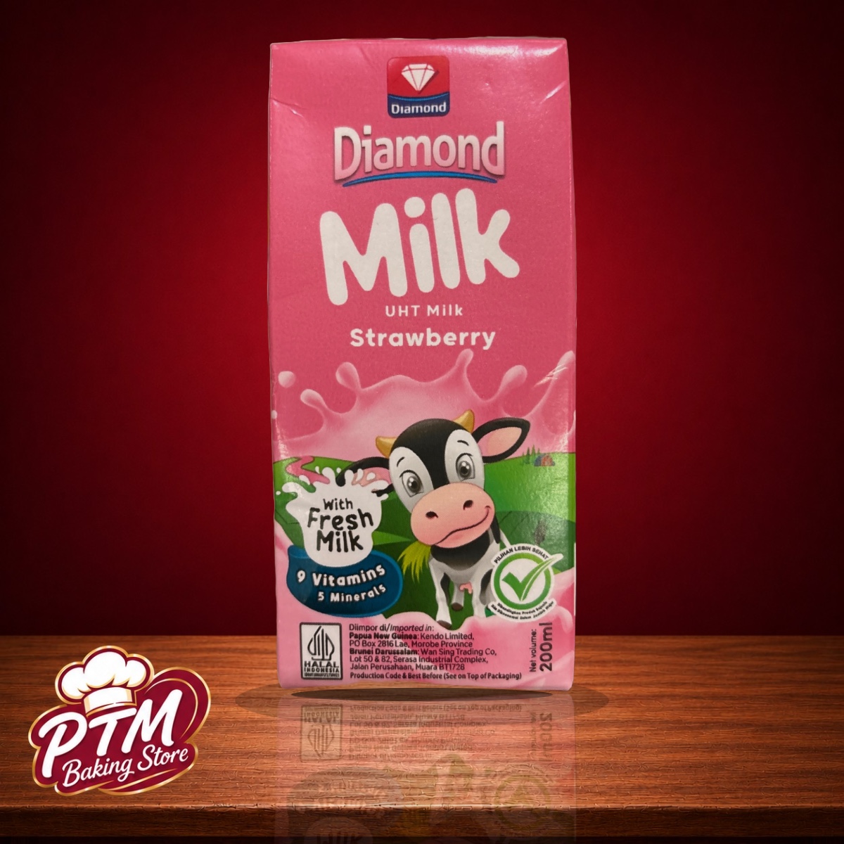 UHT Diamond Straw 200ml