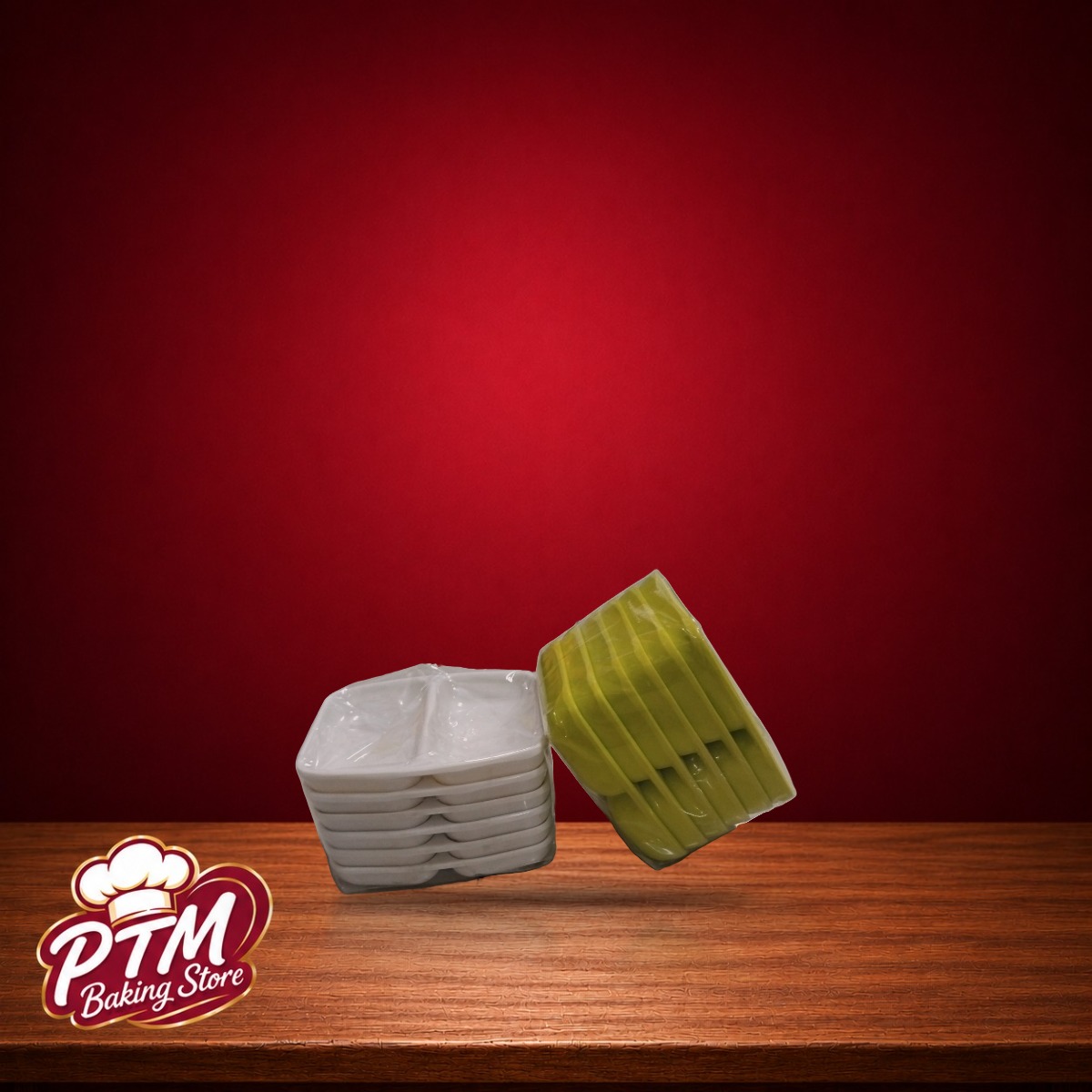 Piring Sambal Sekat 2 SA866 Isi6