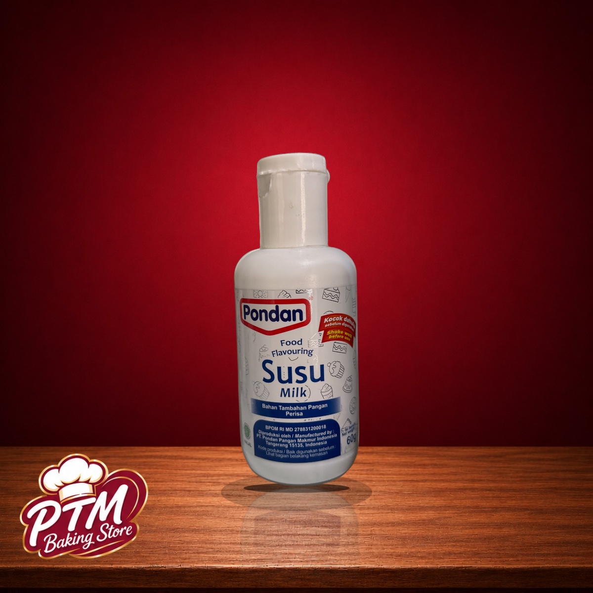 Pondan Perisa Susu 60g