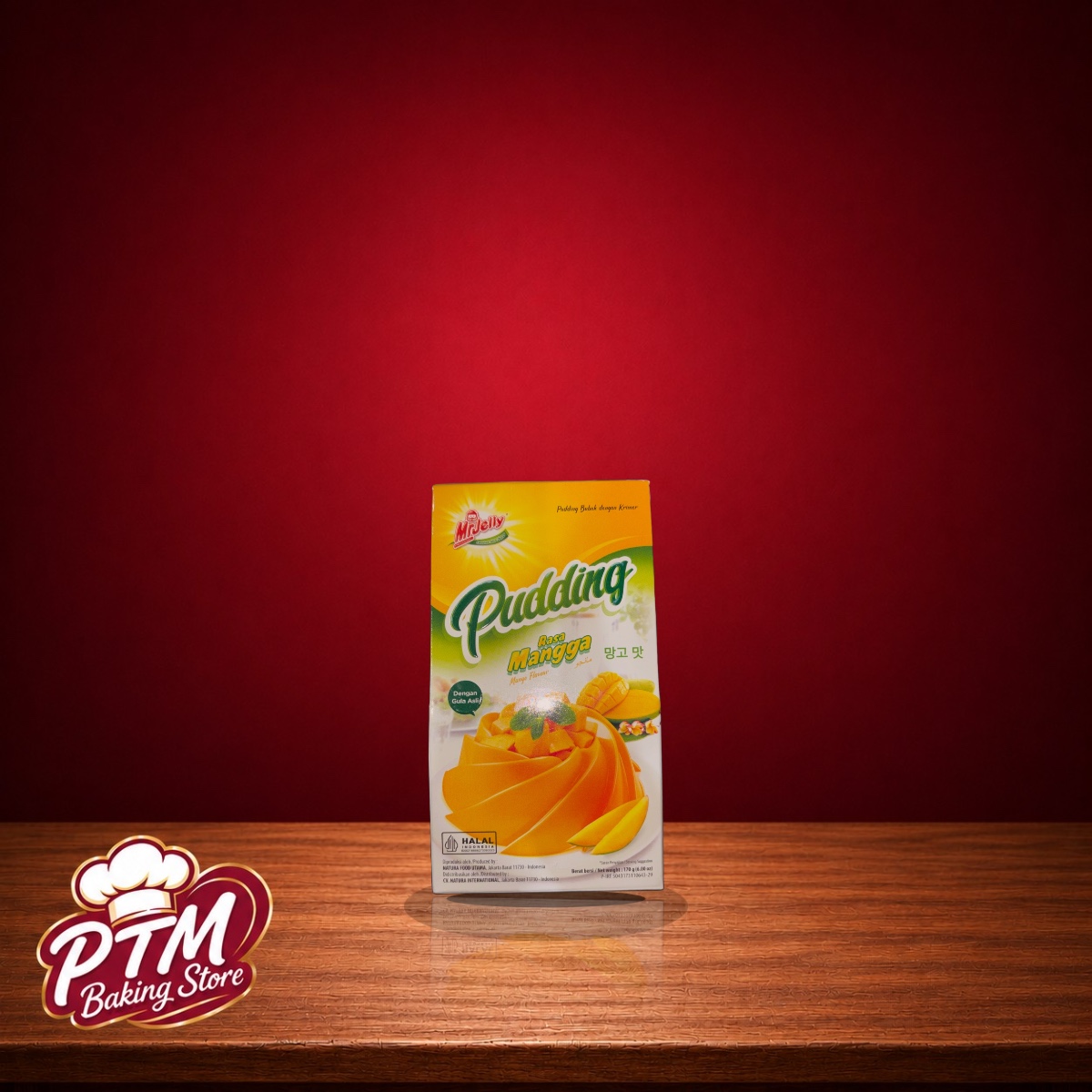 Mr Jelly Pudd Mangga 170g