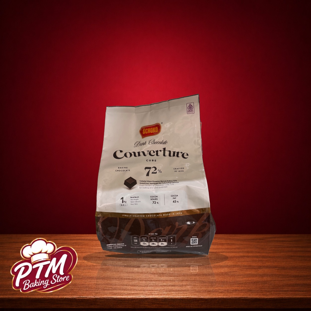 Schoko Counverture 72% 1kg