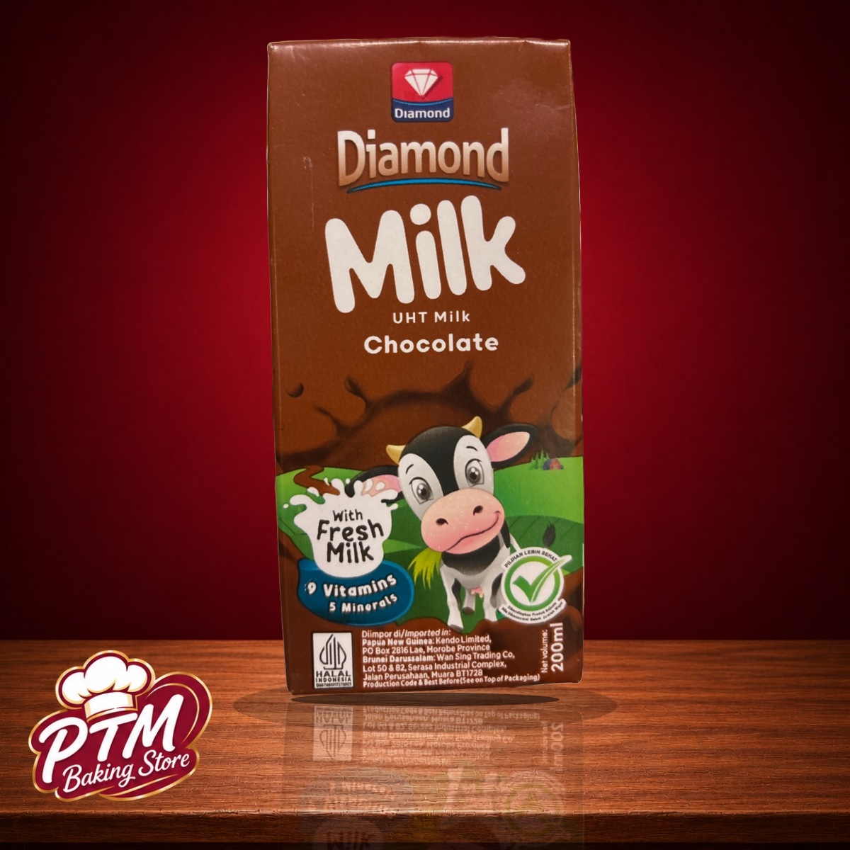 UHT Diamond Cokelat 200ml