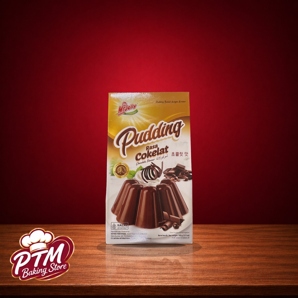 Mr Jelly Pudd Cokelat 145g