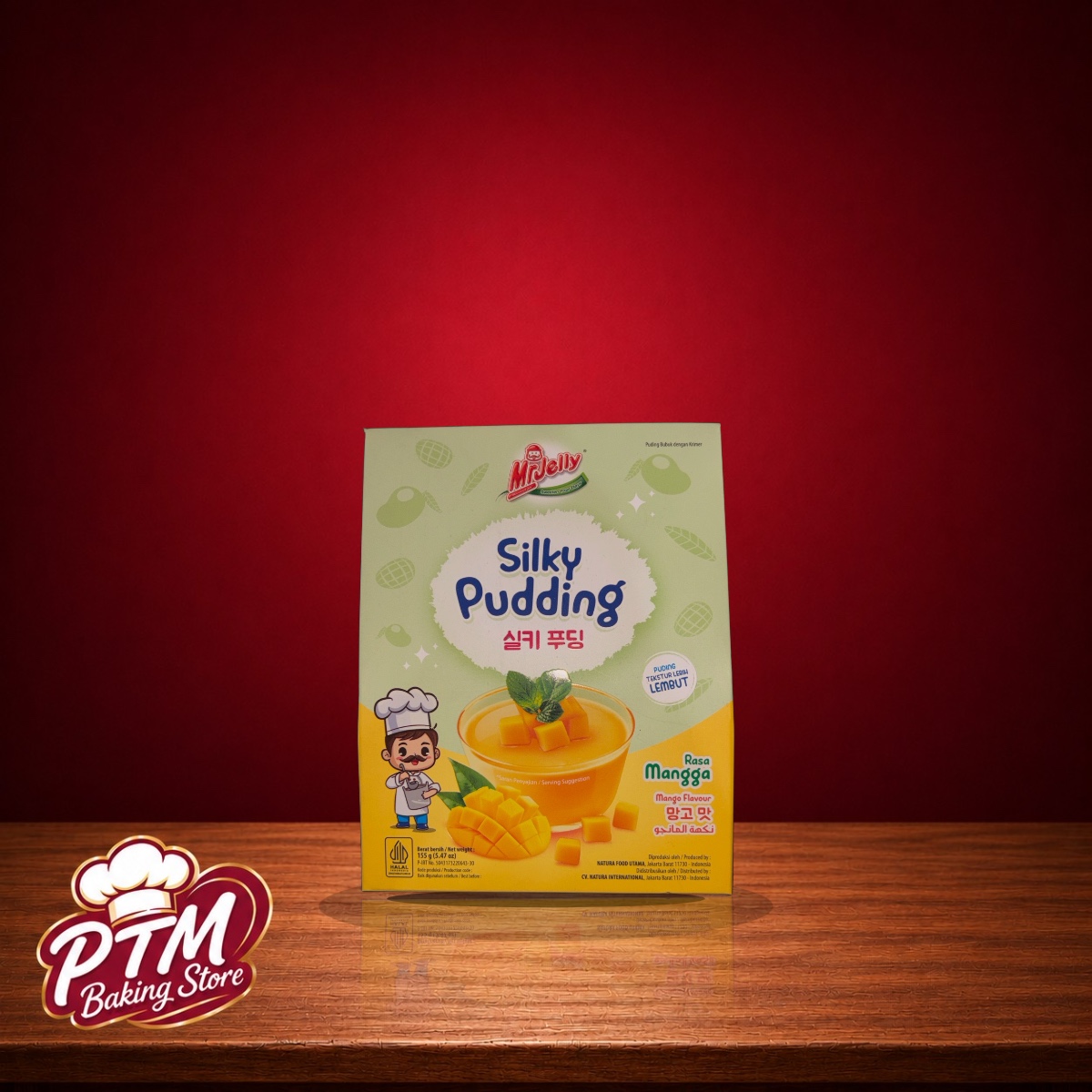 Mr Jelly Silky Mangga 155g
