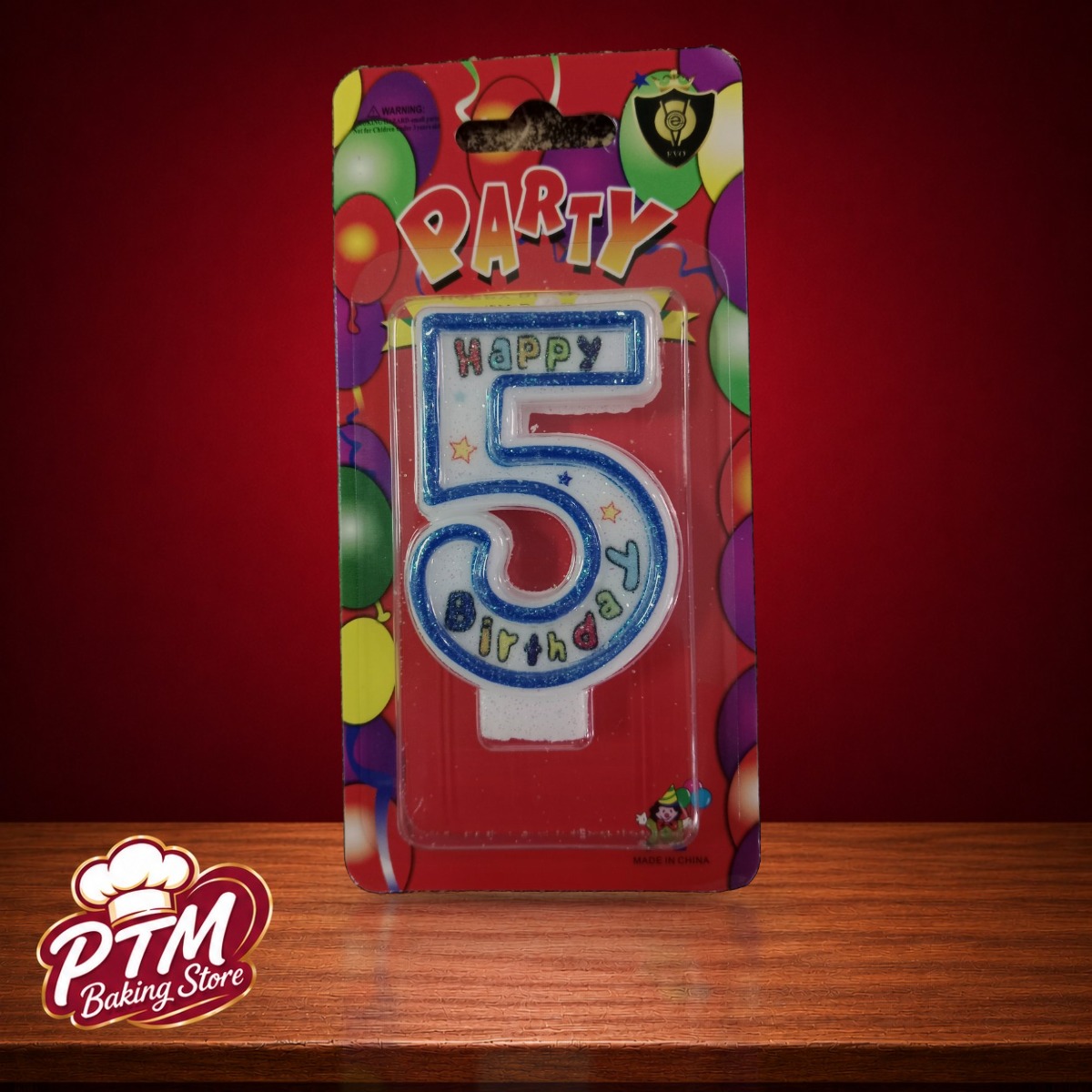 Lilin Angka 5 Clown