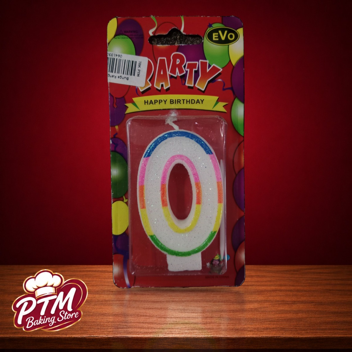 Lilin Angka 0 Clown