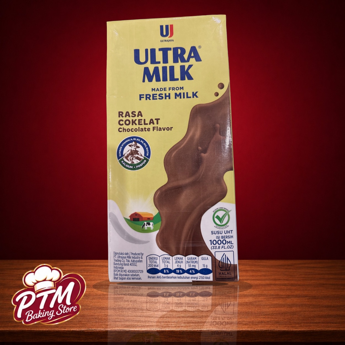 UHT Ultra Milk Cokelat 1000ml