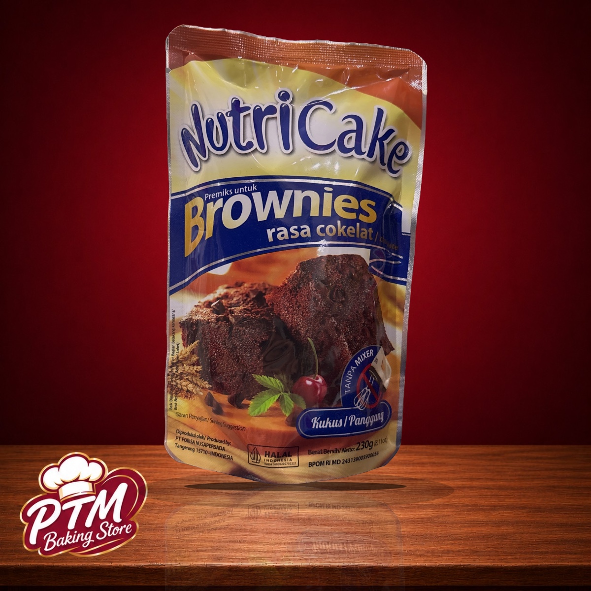 Nutricake Brownies Cokelat