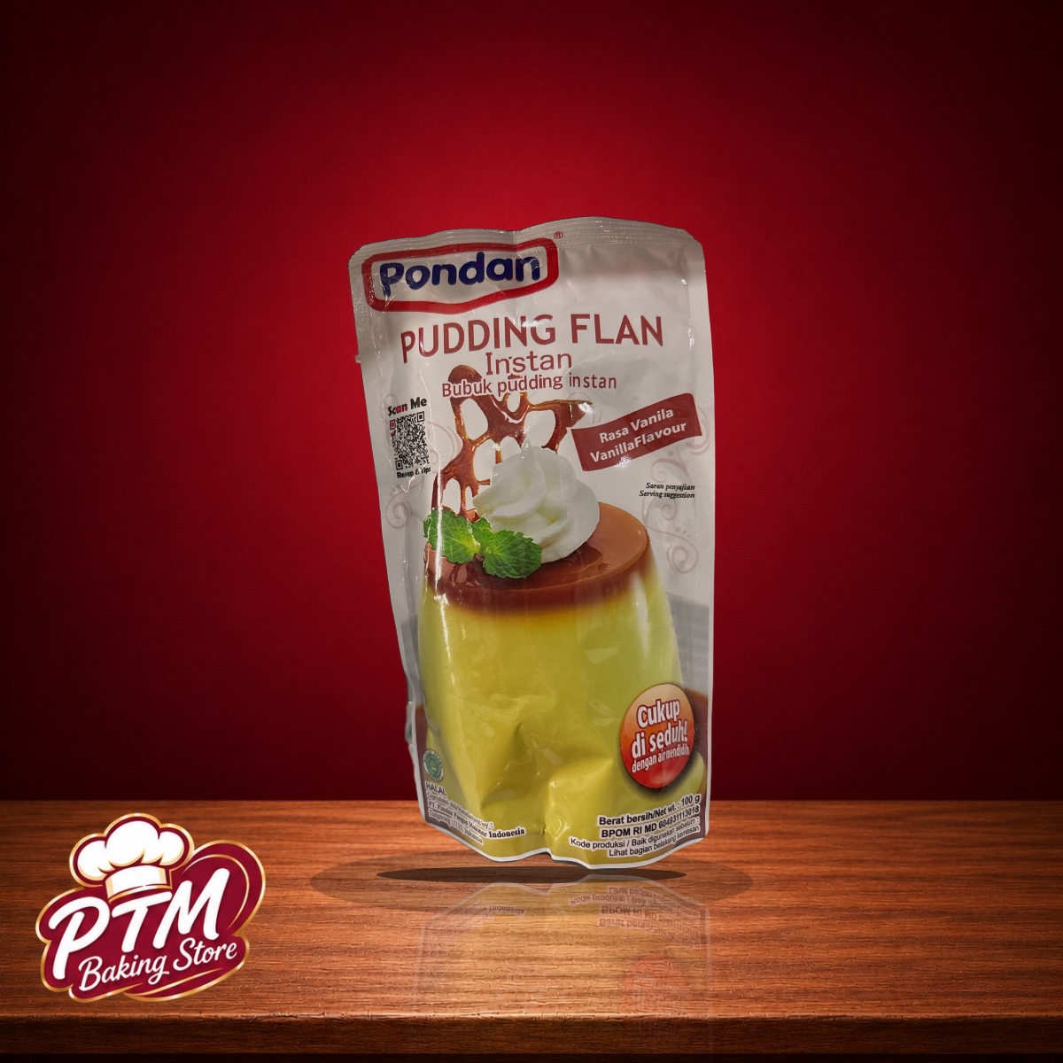 Pondan Pudd Flan Vanila 100g