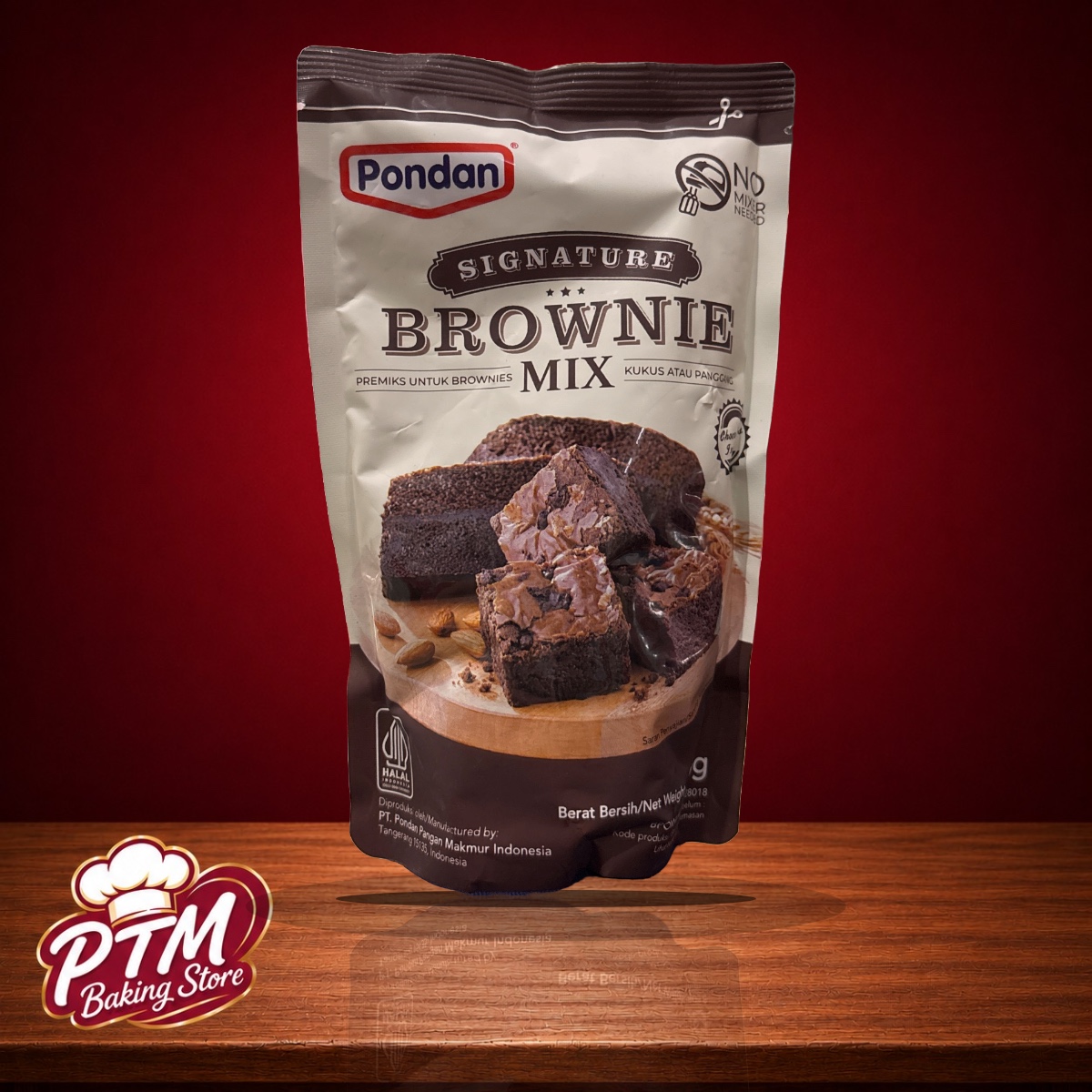 Pondan Brownies Kukus 230g