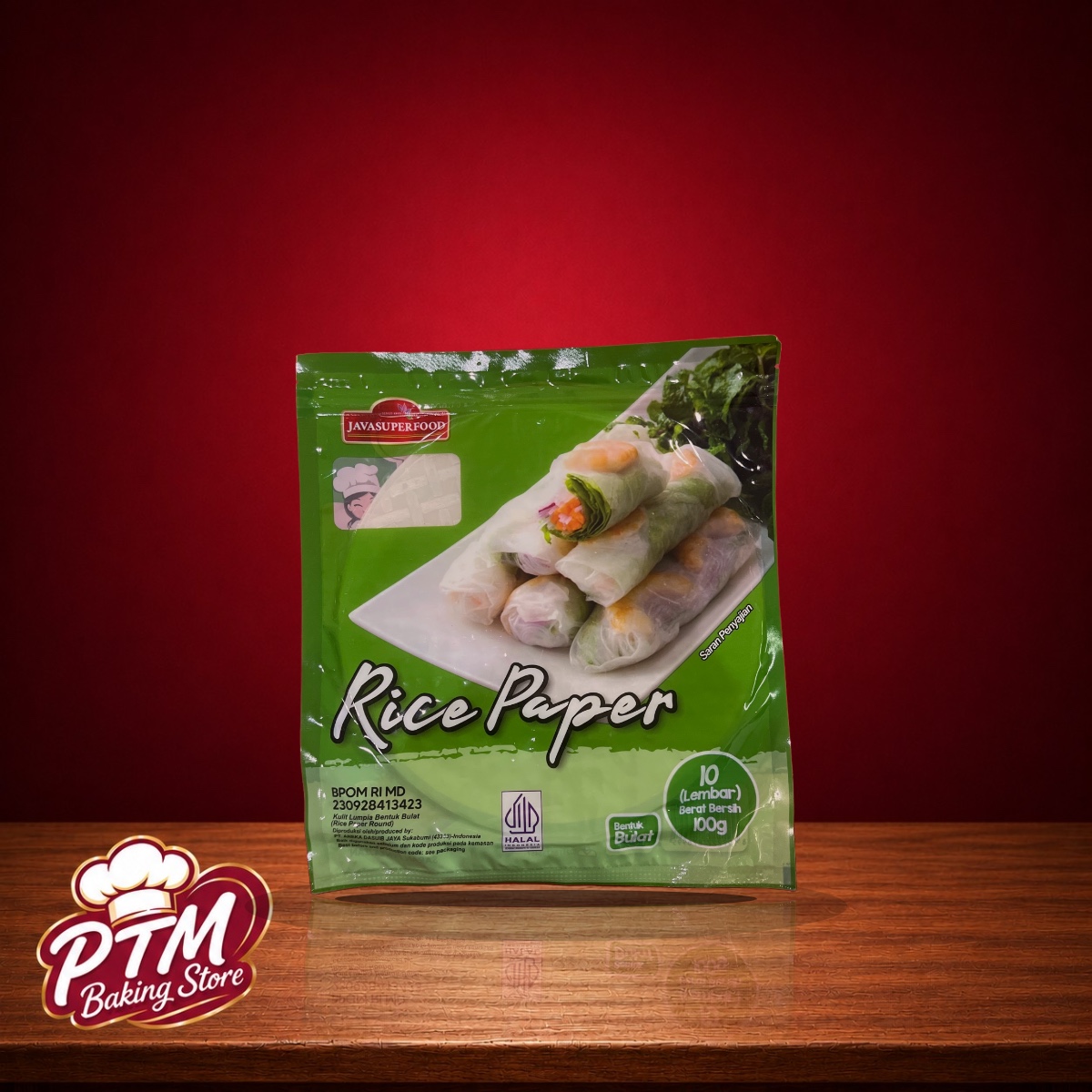 Rice Paper Bulat Isi10