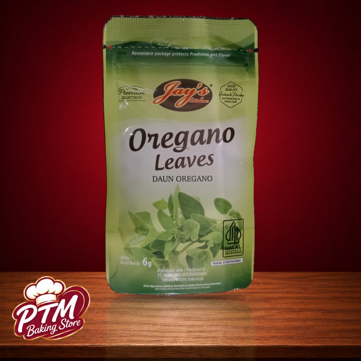 Jay's Oregano Leaves 6g