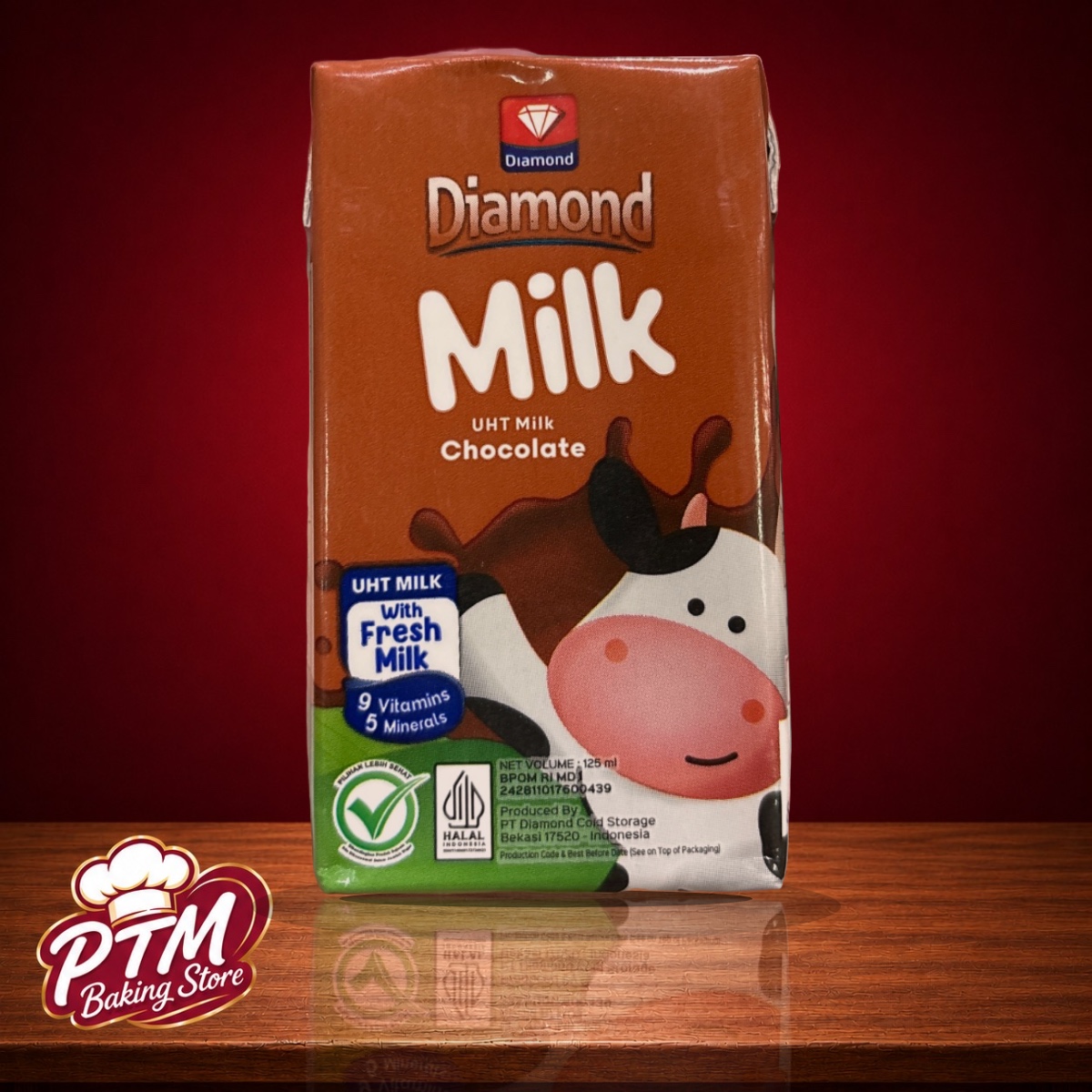 UHT Diamond Coklat 125ml