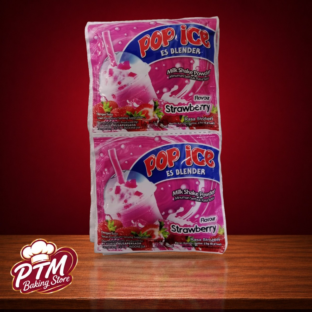 Pop Ice Strawberry 10x25g
