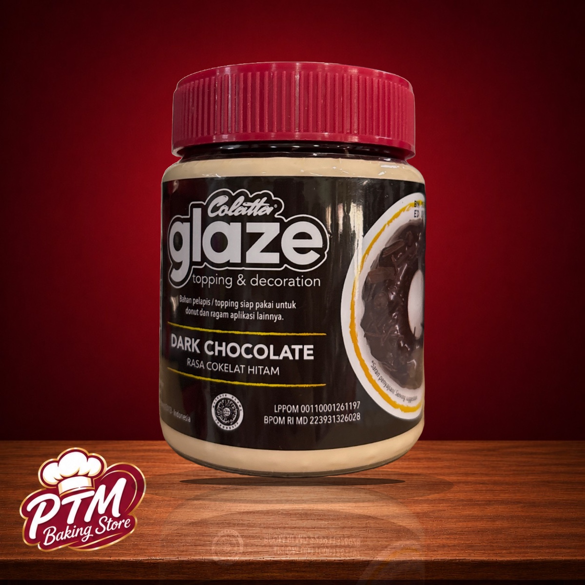 Colatta Glaze Dark 250g