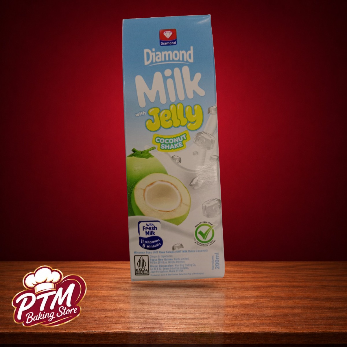 UHT Diamond Jelly Coconut 200ml