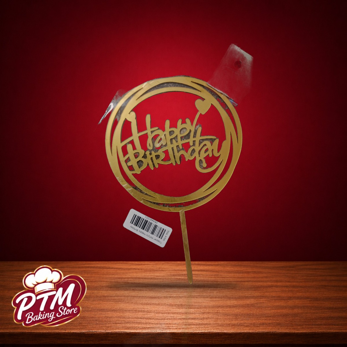 Topper Acrylic Happy Birtday